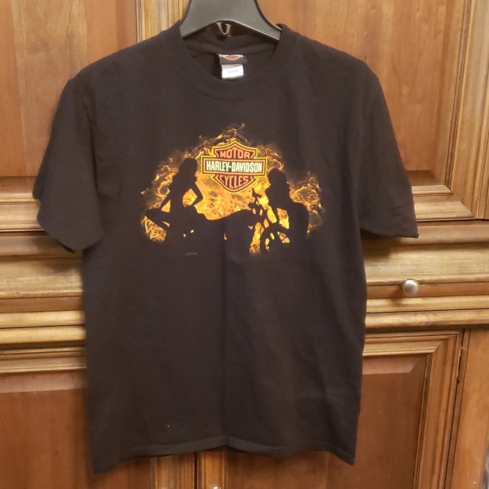 Men's Harley Davidson Black T-Shirt M Quantico VA